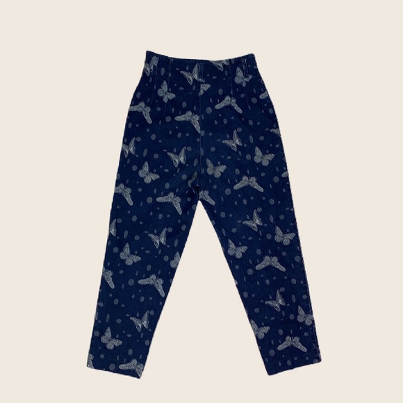 High Waisted Butterfly Jeans - Picture 2 of 4